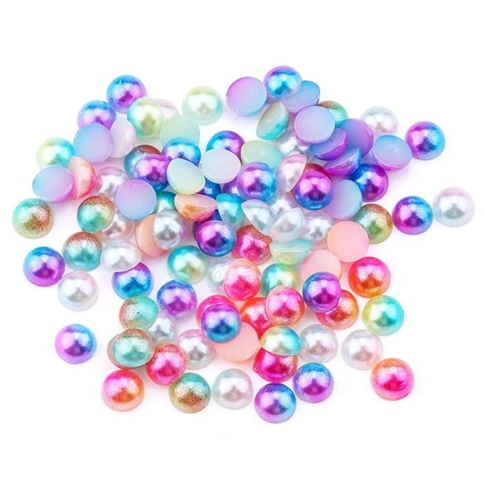 imitation half pearls