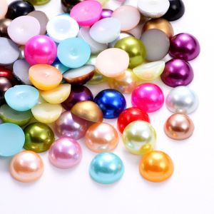 Yarim dumaloq marvarid boncuklar